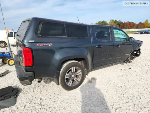 2017 Chevrolet Colorado VIN 1GCGTBEN2H1215892 фото 3