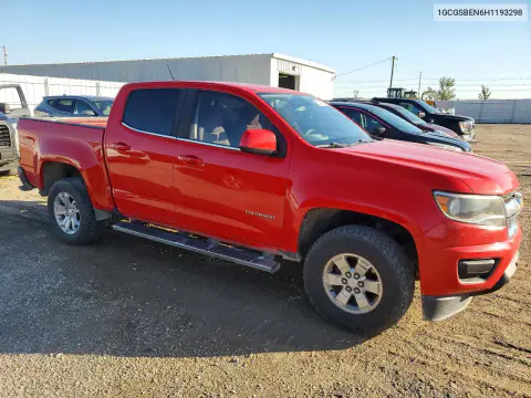 2017 Chevrolet Colorado VIN 1GCGSBEN6H1193298 фото 4