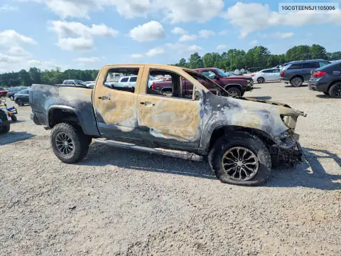 1GCGTEEN5J1105006 — 2018 Chevrolet Colorado, фото 4 с аукциона Copart, Пожар