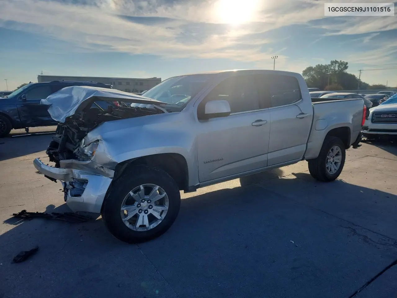 2018 Chevrolet Colorado Lt VIN 1GCGSCEN9J1101516 фото 1