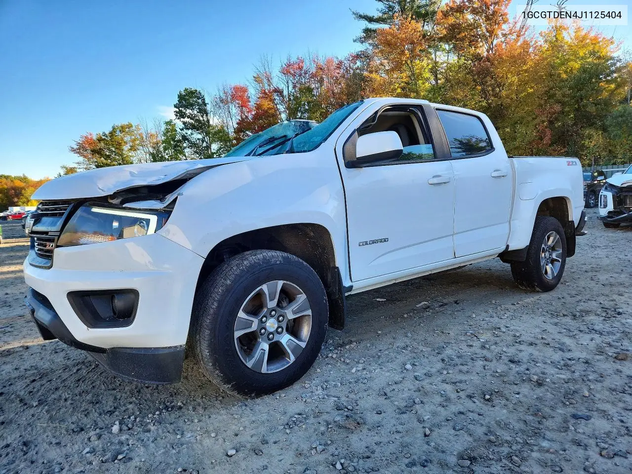 2018 Chevrolet Colorado Z71 VIN 1GCGTDEN4J1125404 фото 1
