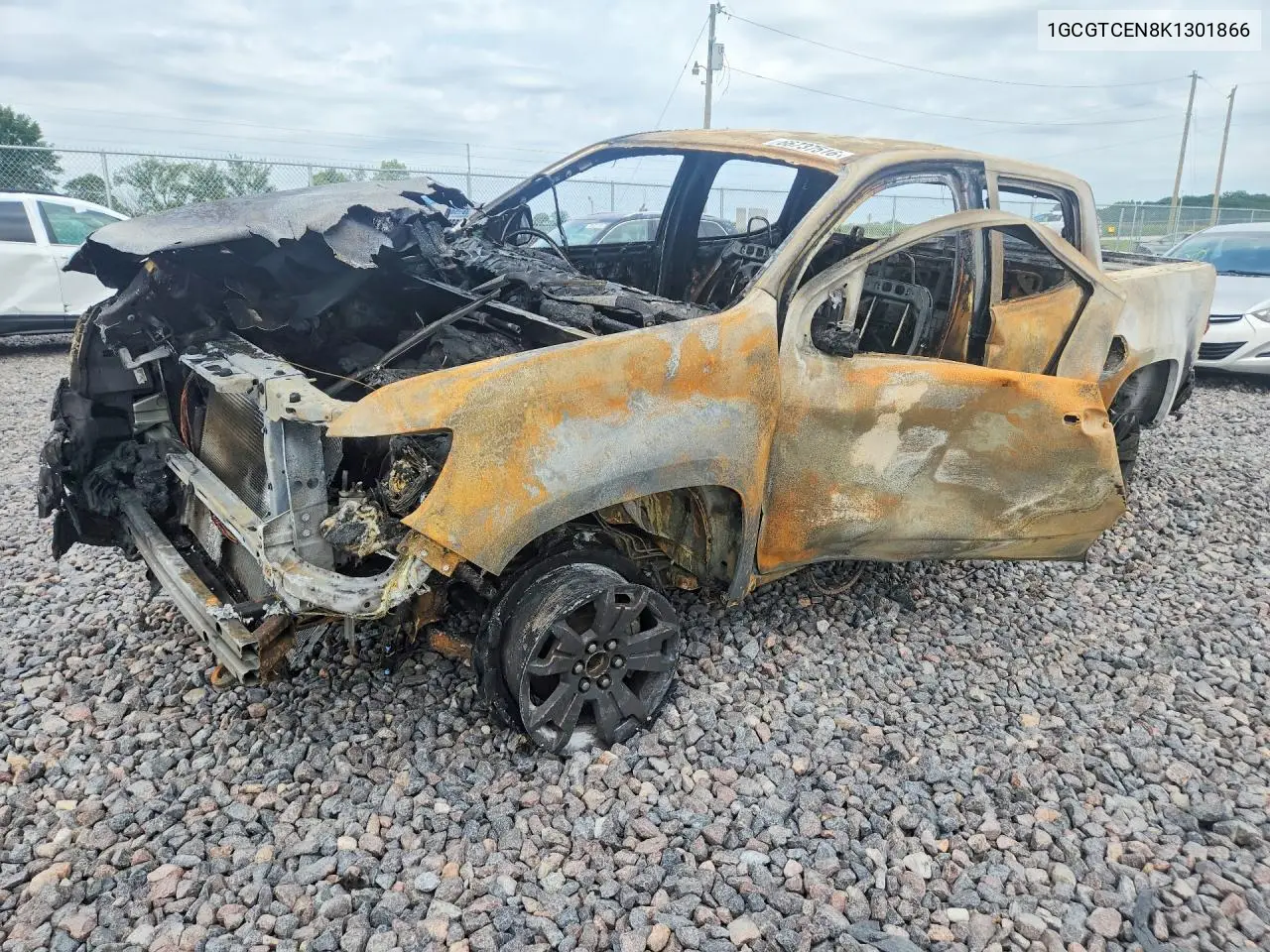 2019 Chevrolet Colorado Lt VIN 1GCGTCEN8K1301866 фото 1