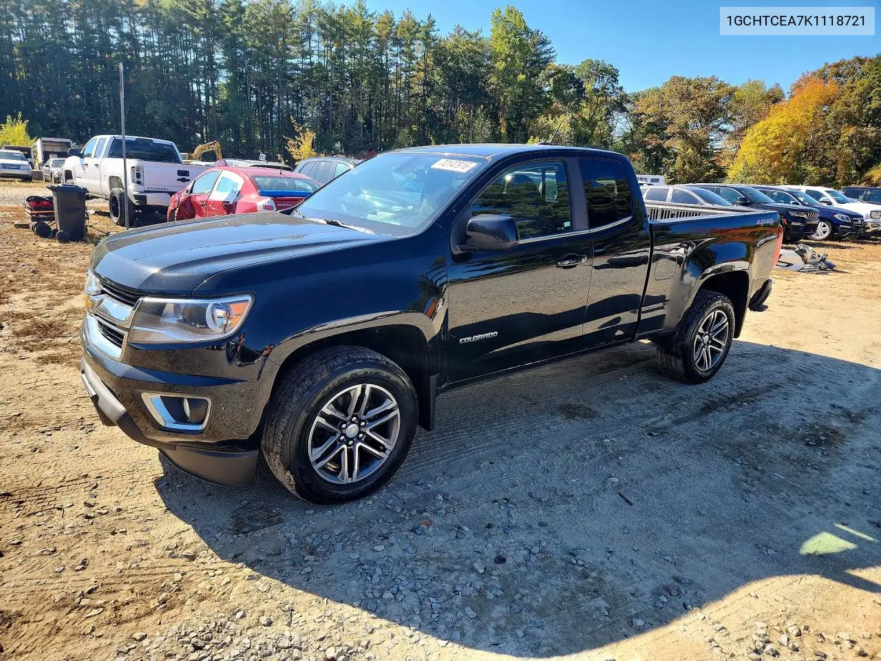 2019 Chevrolet Colorado Lt VIN 1GCHTCEA7K1118721 фото 1