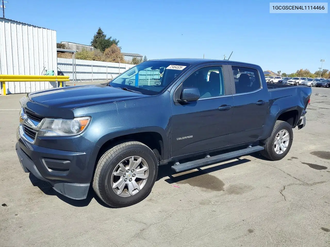 2020 Chevrolet Colorado Lt VIN 1GCGSCEN4L1114466 фото 1