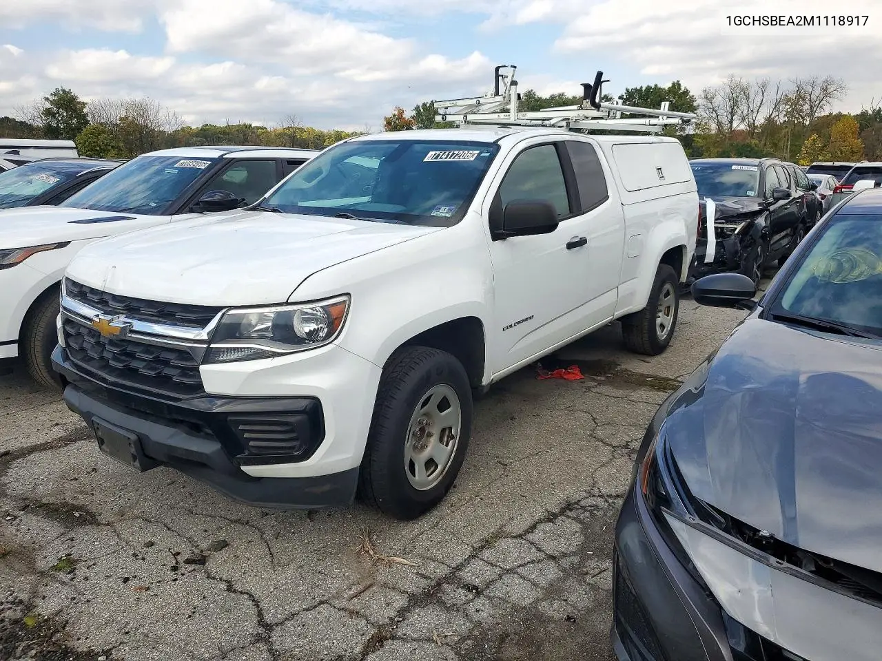 1GCHSBEA2M1118917 Chevrolet Colorado 2021 — повреждение Передняя часть, фото до ремонта