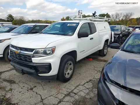 1GCHSBEA2M1118917 — 2021 Chevrolet Colorado, Передняя часть, фото до ремонта