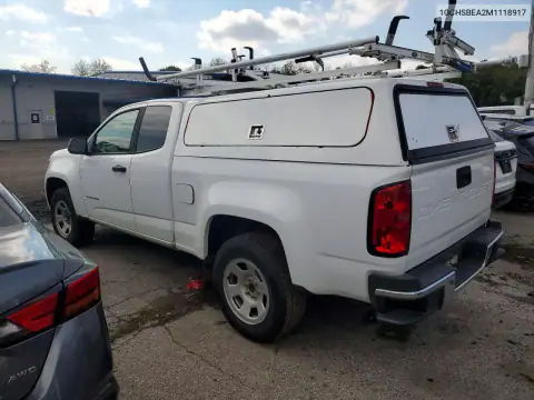 1GCHSBEA2M1118917 — 2021 Chevrolet Colorado, фото 2 с аукциона Copart 15.10.2026, Передняя часть