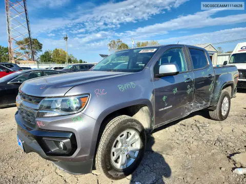 1GCGSCEA6M1114628 — 2021 Chevrolet Colorado, Сторона, фото до ремонта