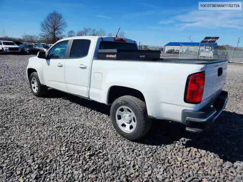 1GCGTBEN6M1152726 — 2021 Chevrolet Colorado, фото 2 с аукциона Copart 20.10.2026, Естественный износ