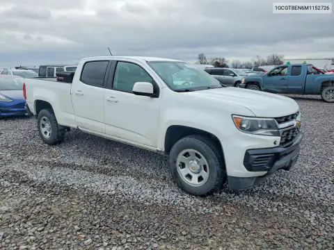 1GCGTBEN6M1152726 — 2021 Chevrolet Colorado, фото 4 с аукциона Copart 20.10.2026, Естественный износ