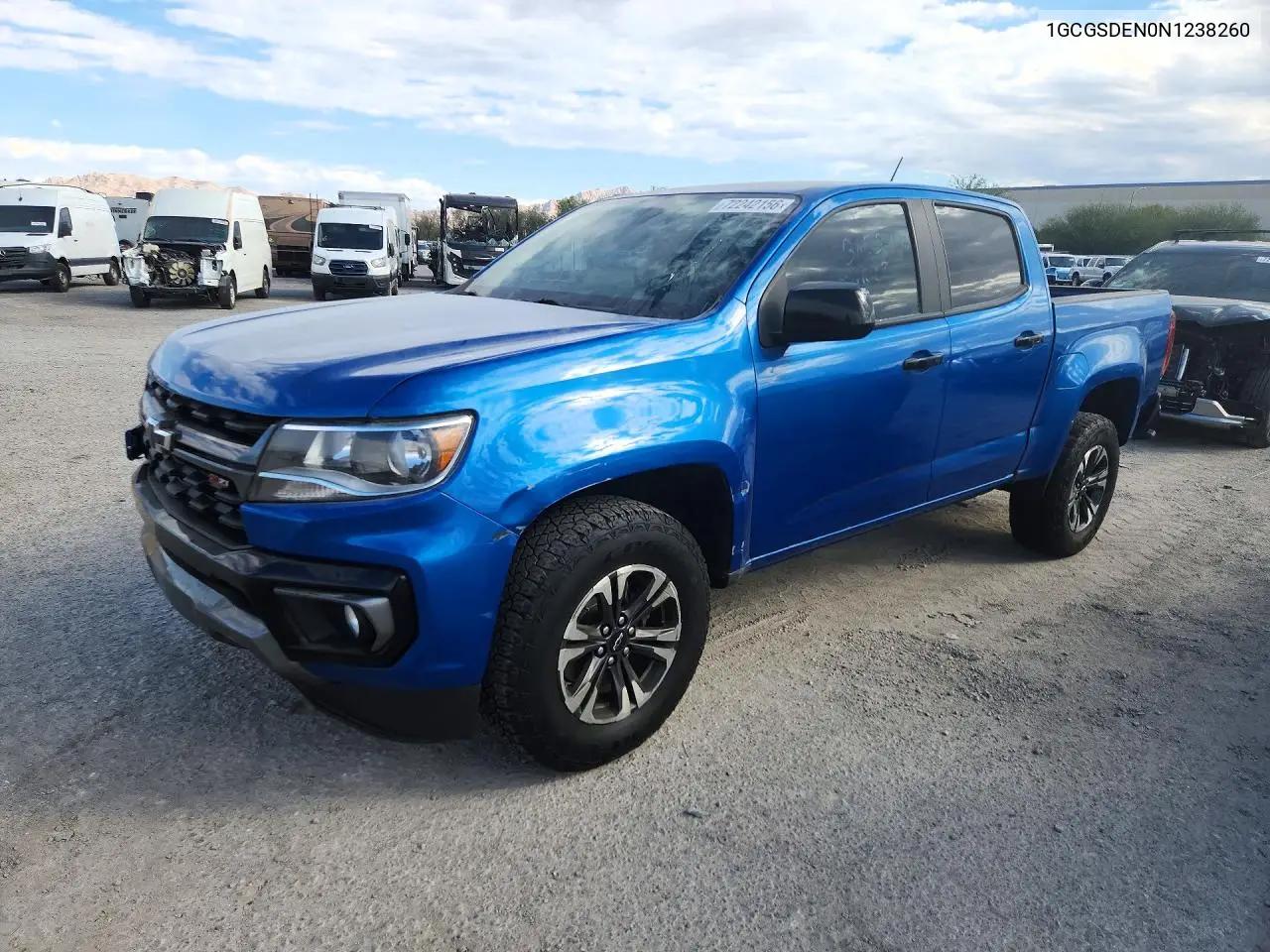 2022 Chevrolet Colorado Z71 VIN 1GCGSDEN0N1238260 фото 1
