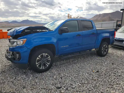 1GCGTDEN9N1307234 — 2022 Chevrolet Colorado, Передняя часть, фото до ремонта