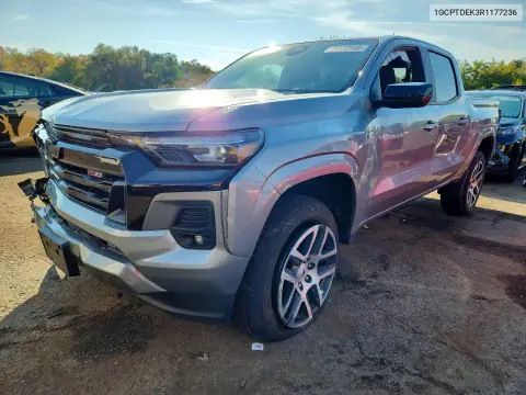 1GCPTDEK3R1177236 — 2024 Chevrolet Colorado, Передняя часть, фото до ремонта