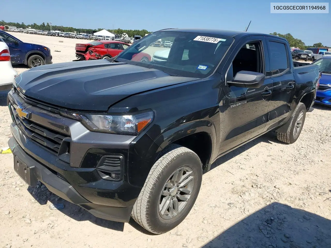 2024 Chevrolet Colorado Lt VIN 1GCGSCEC0R1194968 фото 1