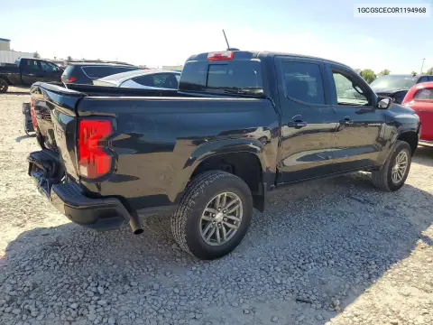2024 Chevrolet Colorado Lt VIN 1GCGSCEC0R1194968 фото 3