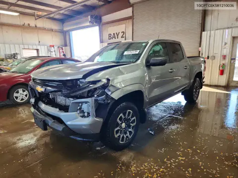 1GCPTCEK5R1210036 — 2024 Chevrolet Colorado, Передняя часть, фото до ремонта
