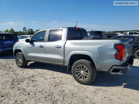 2024 Chevrolet Colorado Lt VIN 1GCGSCEC2R1195717 фото 2