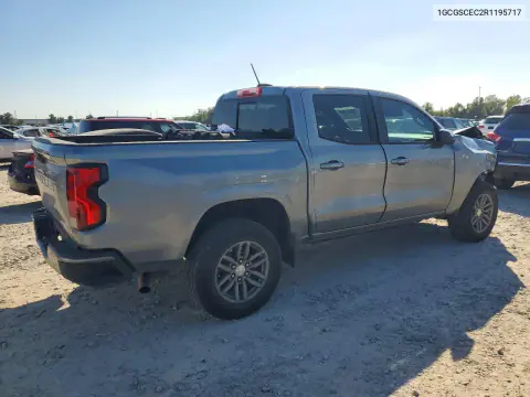 2024 Chevrolet Colorado Lt VIN 1GCGSCEC2R1195717 фото 3