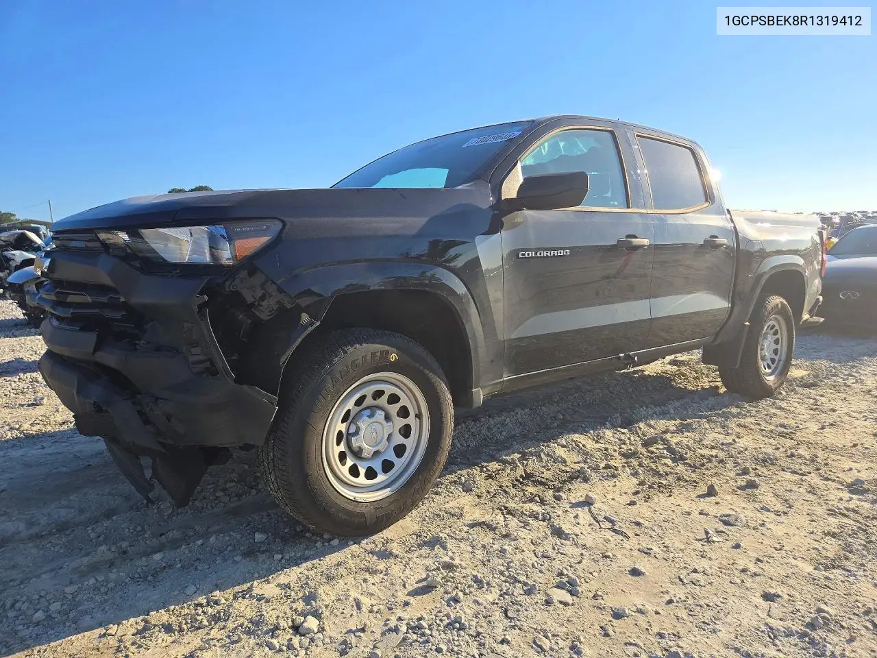 1GCPSBEK8R1319412 Chevrolet Colorado 2024 — повреждение Передняя часть, фото до ремонта