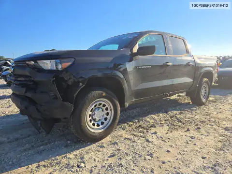 1GCPSBEK8R1319412 — 2024 Chevrolet Colorado, Передняя часть, фото до ремонта