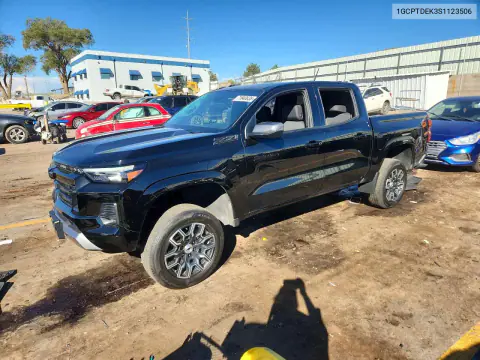 1GCPTDEK3S1123506 — 2025 Chevrolet Colorado, Задняя часть, фото до ремонта