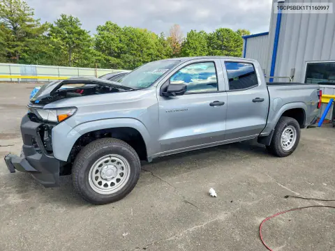1GCPSBEK1T1160997 — 2026 Chevrolet Colorado, Передняя часть, фото до ремонта