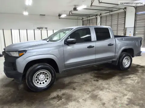 1GCPSBEK3T1169734 — 2026 Chevrolet Colorado, Задняя часть, фото до ремонта