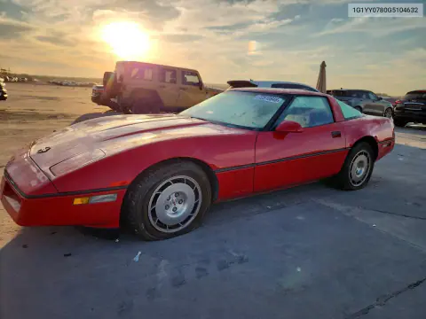 1G1YY0780G5104632 — 1986 Chevrolet Corvette, Естественный износ, фото до ремонта