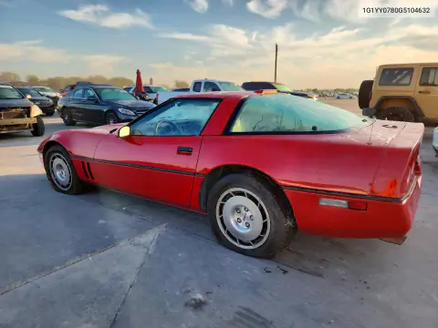 1986 Chevrolet Corvette VIN 1G1YY0780G5104632 фото 2