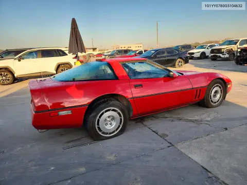 1986 Chevrolet Corvette VIN 1G1YY0780G5104632 фото 3