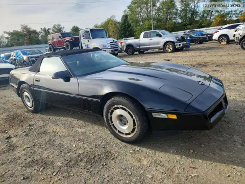 1987 Chevrolet Corvette VIN 1G1YY3180H5109793 фото 4