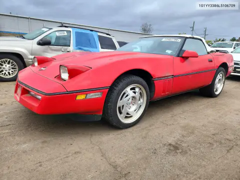 1G1YY3386L5106709 — 1990 Chevrolet Corvette, Механические повреждения, фото до ремонта