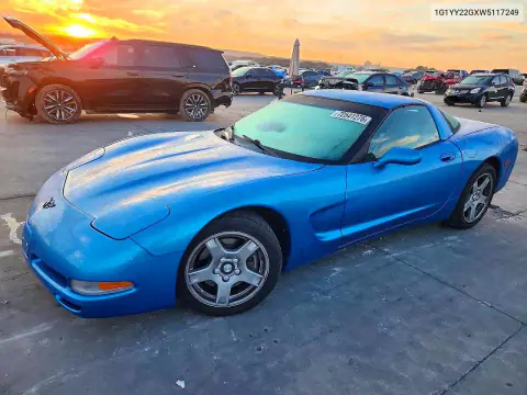 1G1YY22GXW5117249 — 1998 Chevrolet Corvette, Задняя часть, фото до ремонта