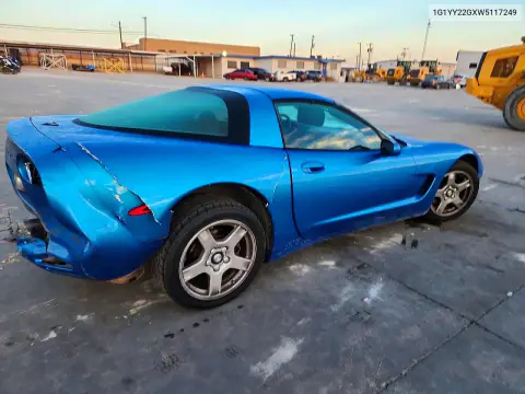 1998 Chevrolet Corvette VIN 1G1YY22GXW5117249 фото 3
