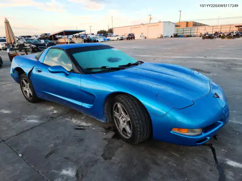 1998 Chevrolet Corvette VIN 1G1YY22GXW5117249 фото 4