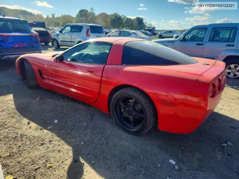 2003 Chevrolet Corvette VIN 1G1YY22G135122321 фото 2