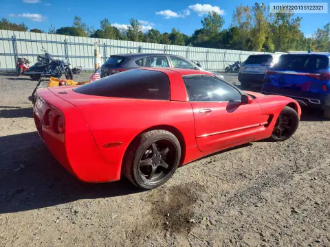 2003 Chevrolet Corvette VIN 1G1YY22G135122321 фото 3