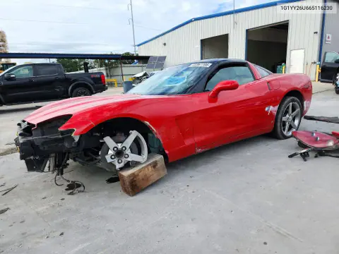 1G1YY26U665116230 — 2006 Chevrolet Corvette, Сторона, фото до ремонта
