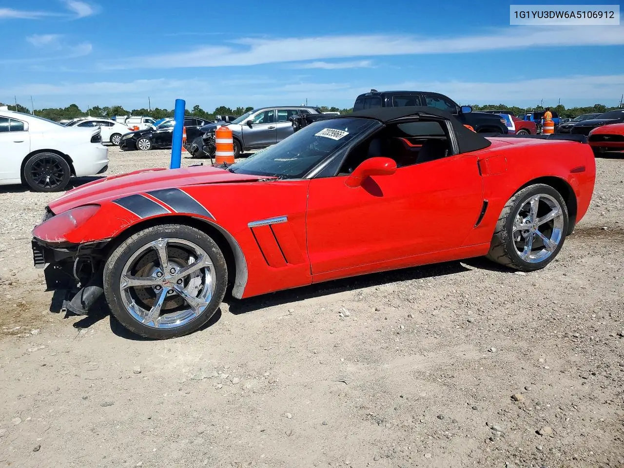 2010 Chevrolet Corvette Grand Sport VIN 1G1YU3DW6A5106912 фото 1