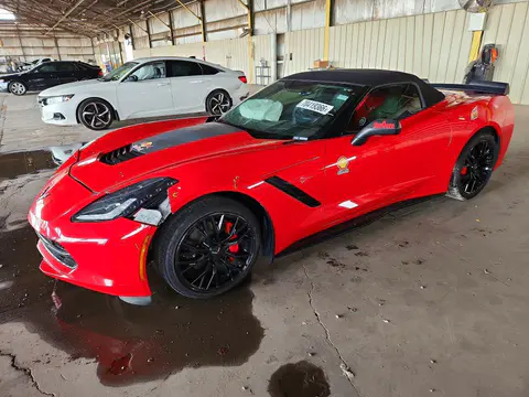 1G1YD3D71E5117069 — 2014 Chevrolet Corvette, Передняя часть (Front End), фото до ремонта