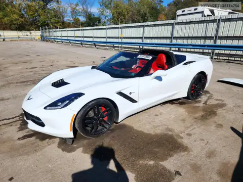 1G1YM2D75G5114754 — 2016 Chevrolet Corvette, Сторона, фото до ремонта