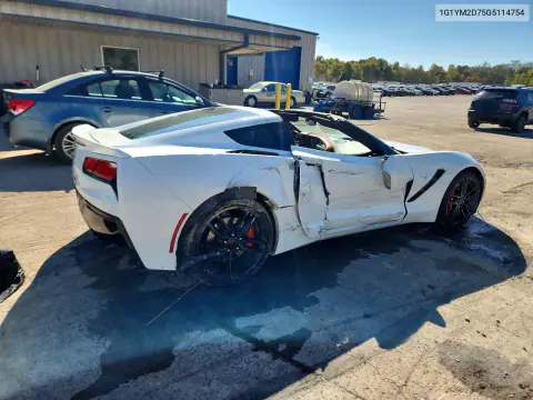 2016 Chevrolet Corvette Stingray Z51 3Lt VIN 1G1YM2D75G5114754 фото 3