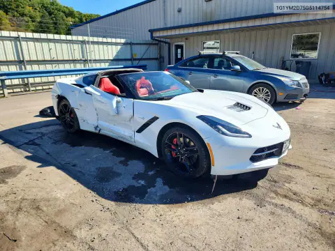2016 Chevrolet Corvette Stingray Z51 3Lt VIN 1G1YM2D75G5114754 фото 4