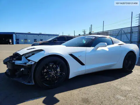 1G1YA2D72G5121458 — 2016 Chevrolet Corvette, Передняя часть, фото до ремонта