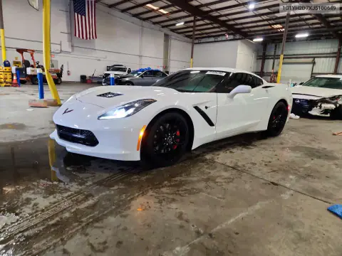 1G1YH2D7XJ5100649 — 2018 Chevrolet Corvette, Естественный износ, фото до ремонта