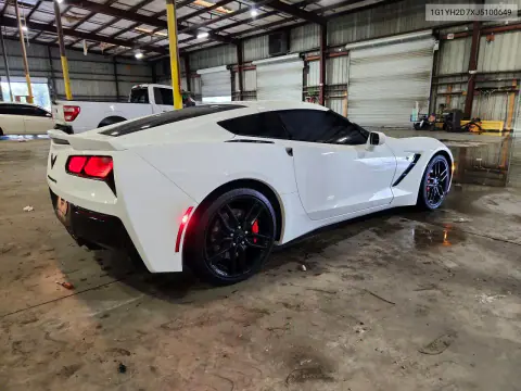2018 Chevrolet Corvette Stingray Z51 1Lt VIN 1G1YH2D7XJ5100649 фото 3