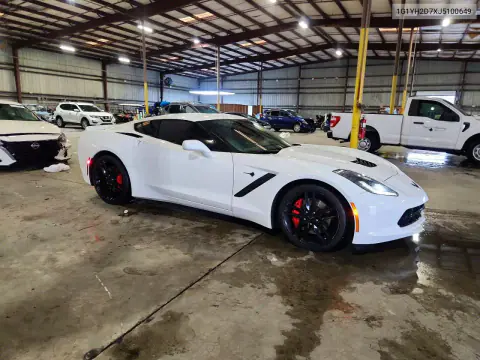 2018 Chevrolet Corvette Stingray Z51 1Lt VIN 1G1YH2D7XJ5100649 фото 4