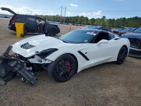 1G1YB2D71K5106830 — 2019 Chevrolet Corvette, Передняя часть (Front End), фото до ремонта