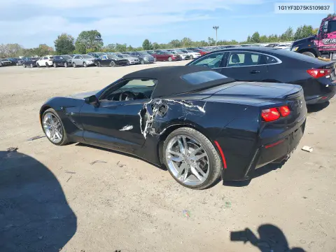 2019 Chevrolet Corvette Stingray 3Lt VIN 1G1YF3D75K5109837 фото 2
