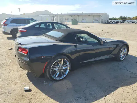 2019 Chevrolet Corvette Stingray 3Lt VIN 1G1YF3D75K5109837 фото 3